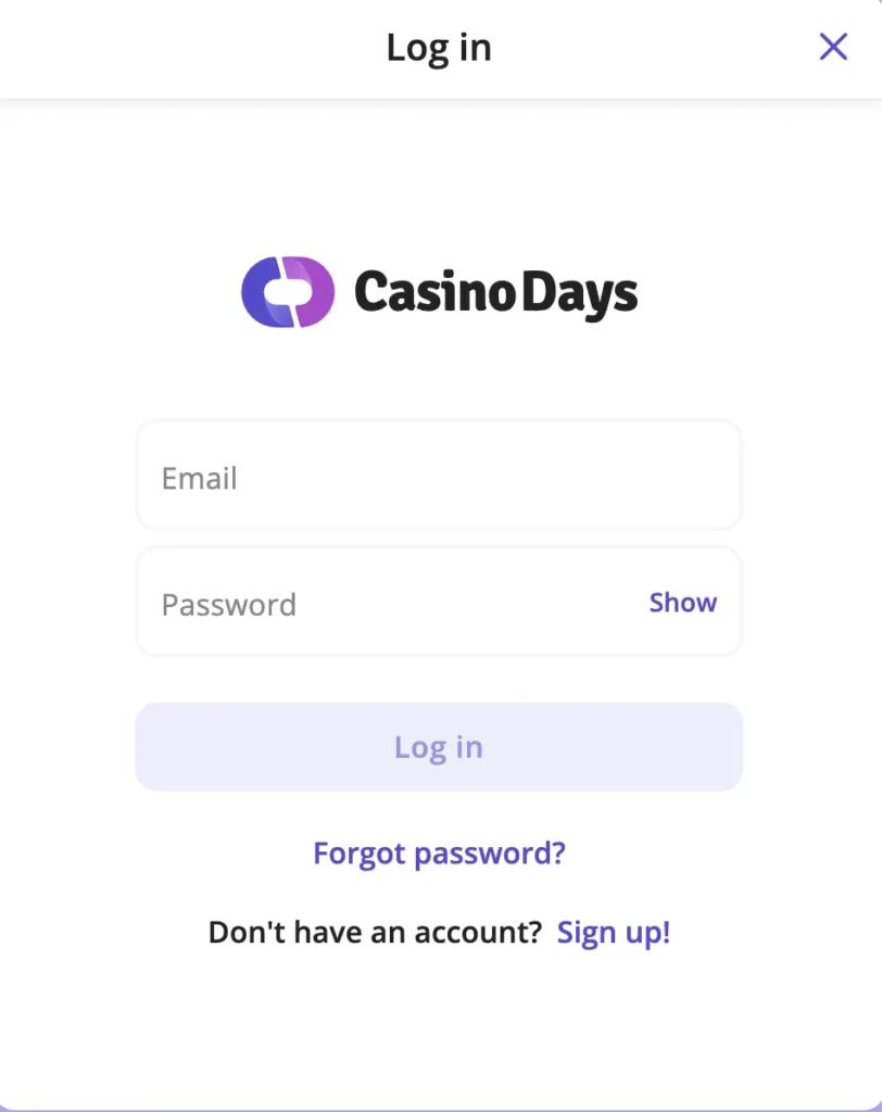 casino days member login